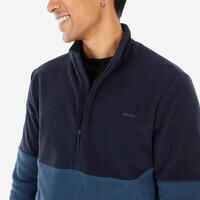 MEN'S HIKING FLEECE MH 500 -  BLUE