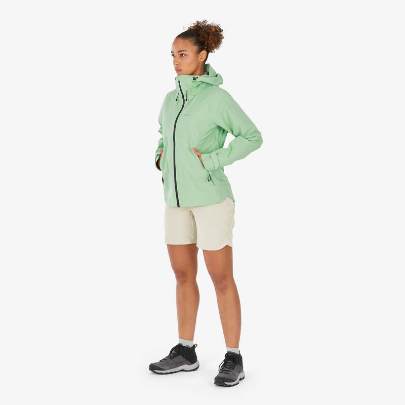 Giacca trekking donna MH500 verde