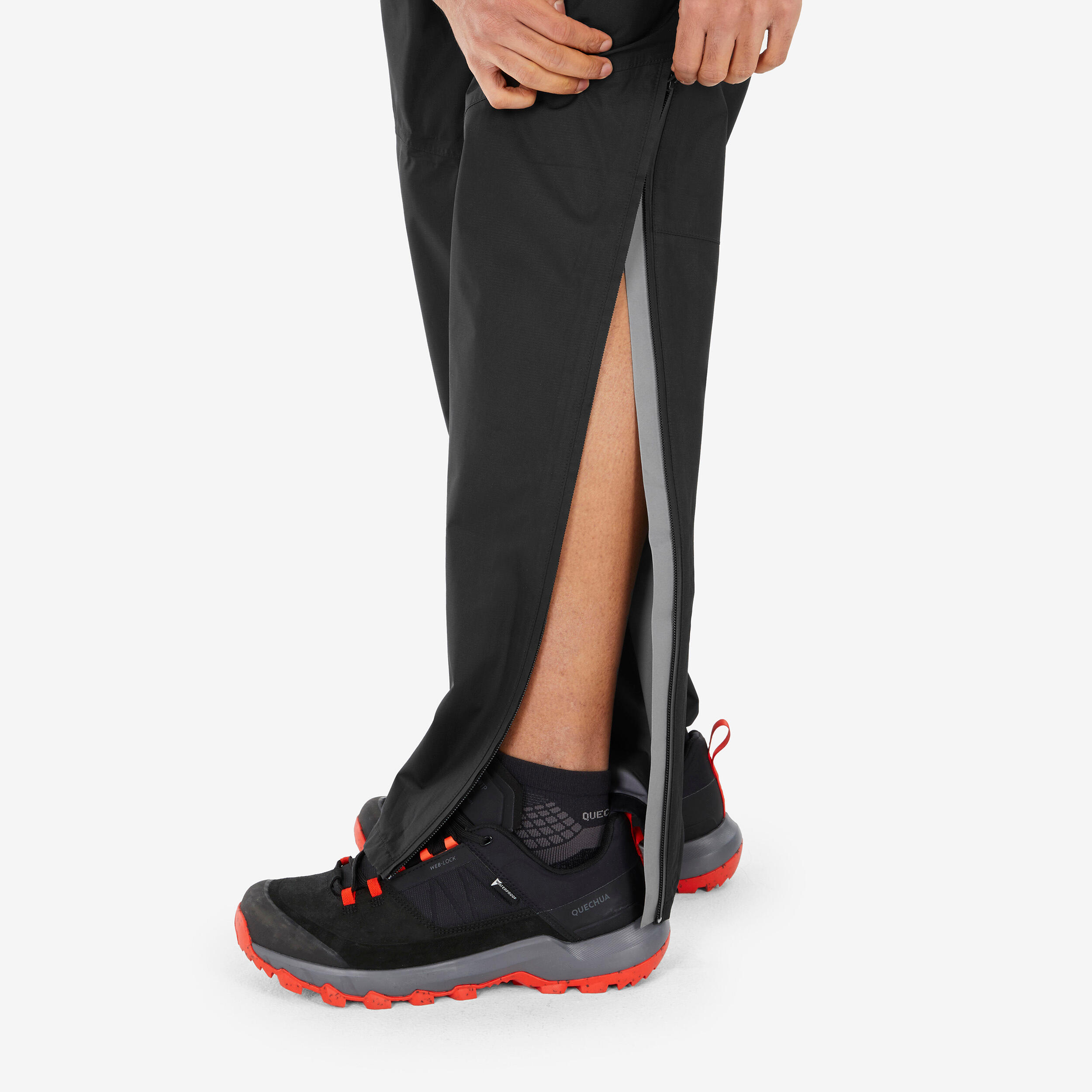Pantalon de randonnée imperméable homme – MH 500 noir - QUECHUA