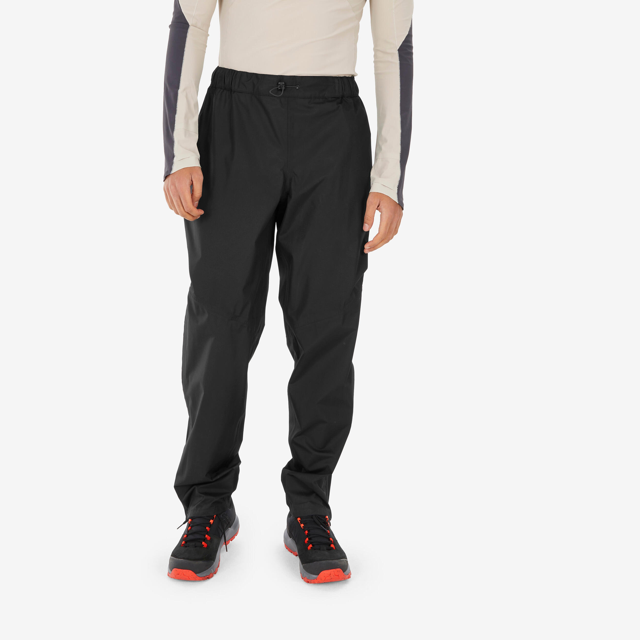 Men’s Hiking Rain Pants – MH 500 Black - black - Quechua - Decathlon