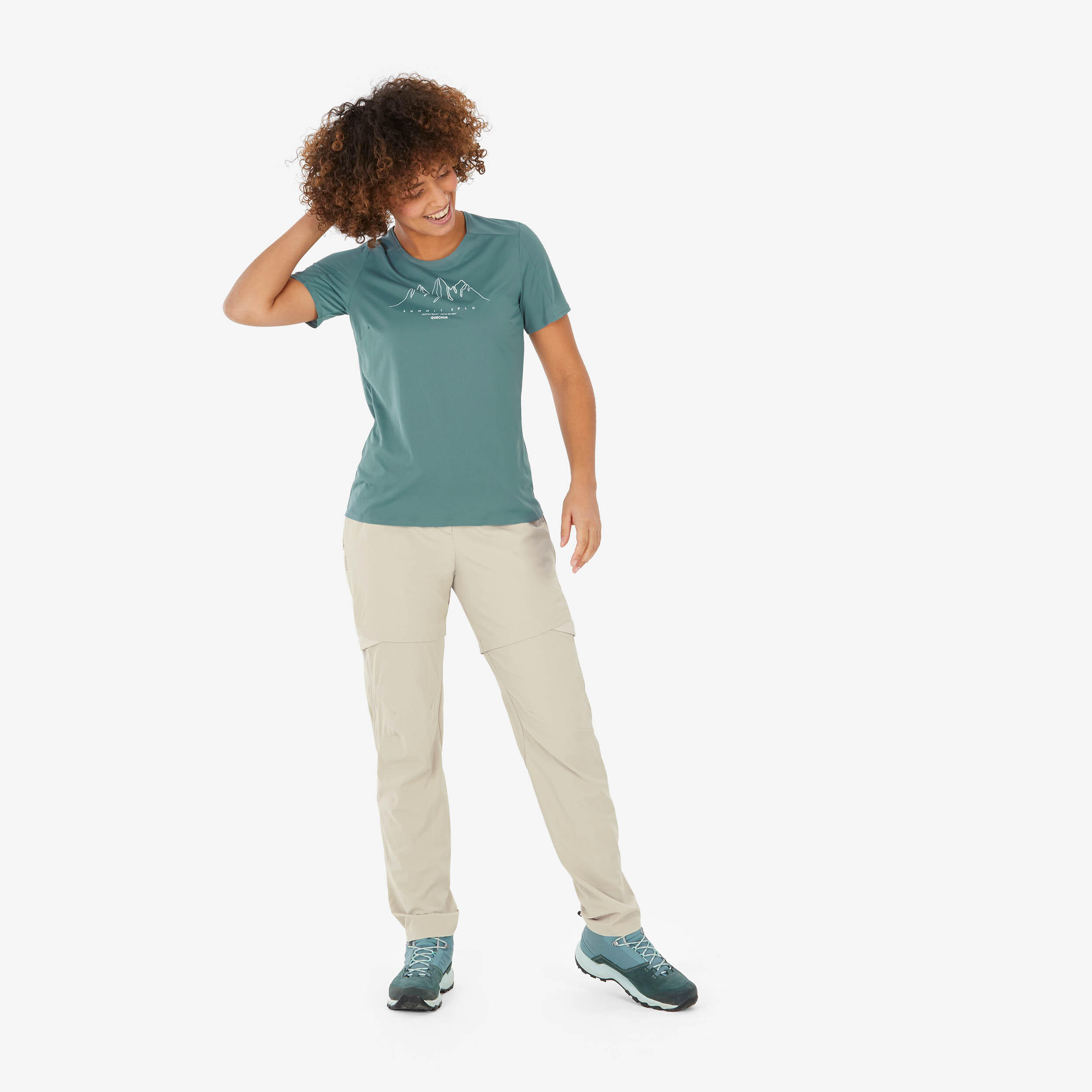 Women’s Hiking T-Shirt - MH 500 - QUECHUA