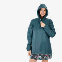 Women's Windproof and Water-repellent Hiking Jacket - Raincut 1/2 Zip