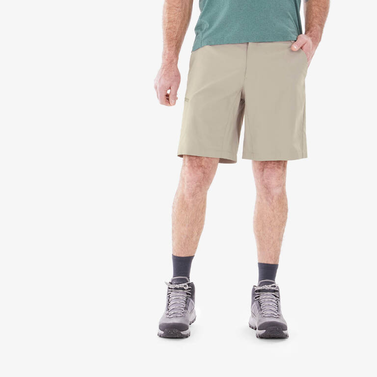 Men Dry Fit Lightweight Shorts Beige - MH100