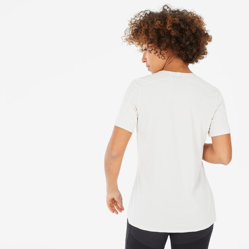 T-shirt de randonnée manches courtes - MH500 - femme