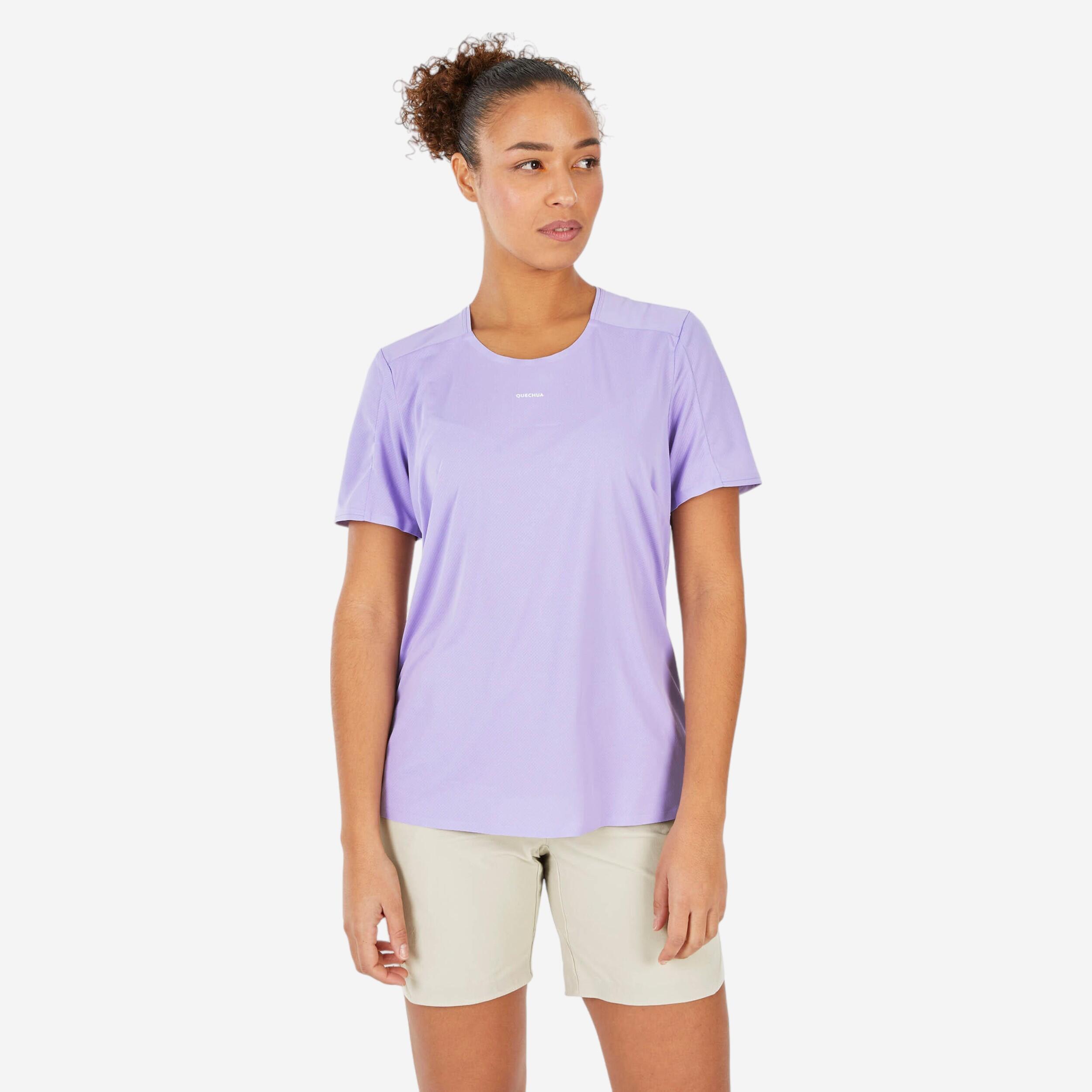 Women's Short-sleeved Hiking T-Shirt MH500 1/3