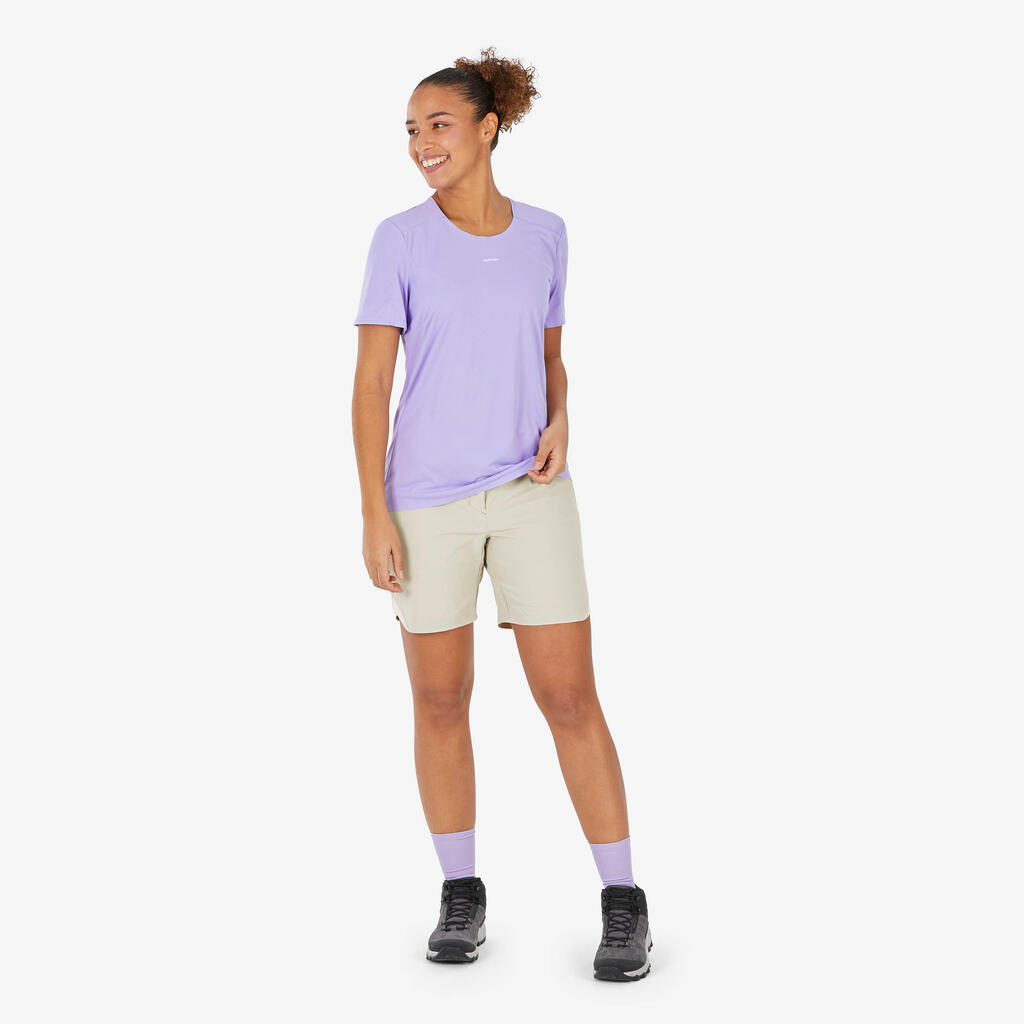 Women's Short-sleeved Hiking T-Shirt MH500