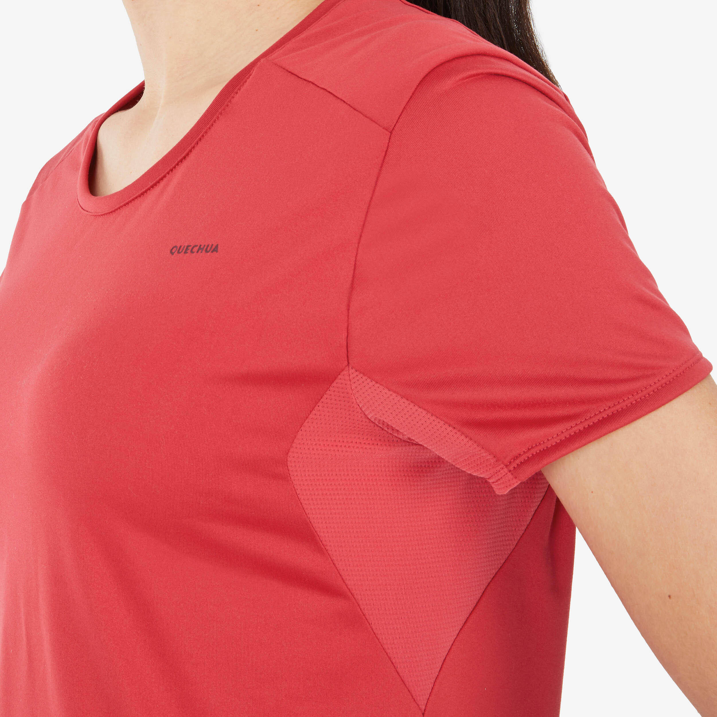 Women’s Mountain Walking Short-Sleeved T-Shirt MH100 -  4