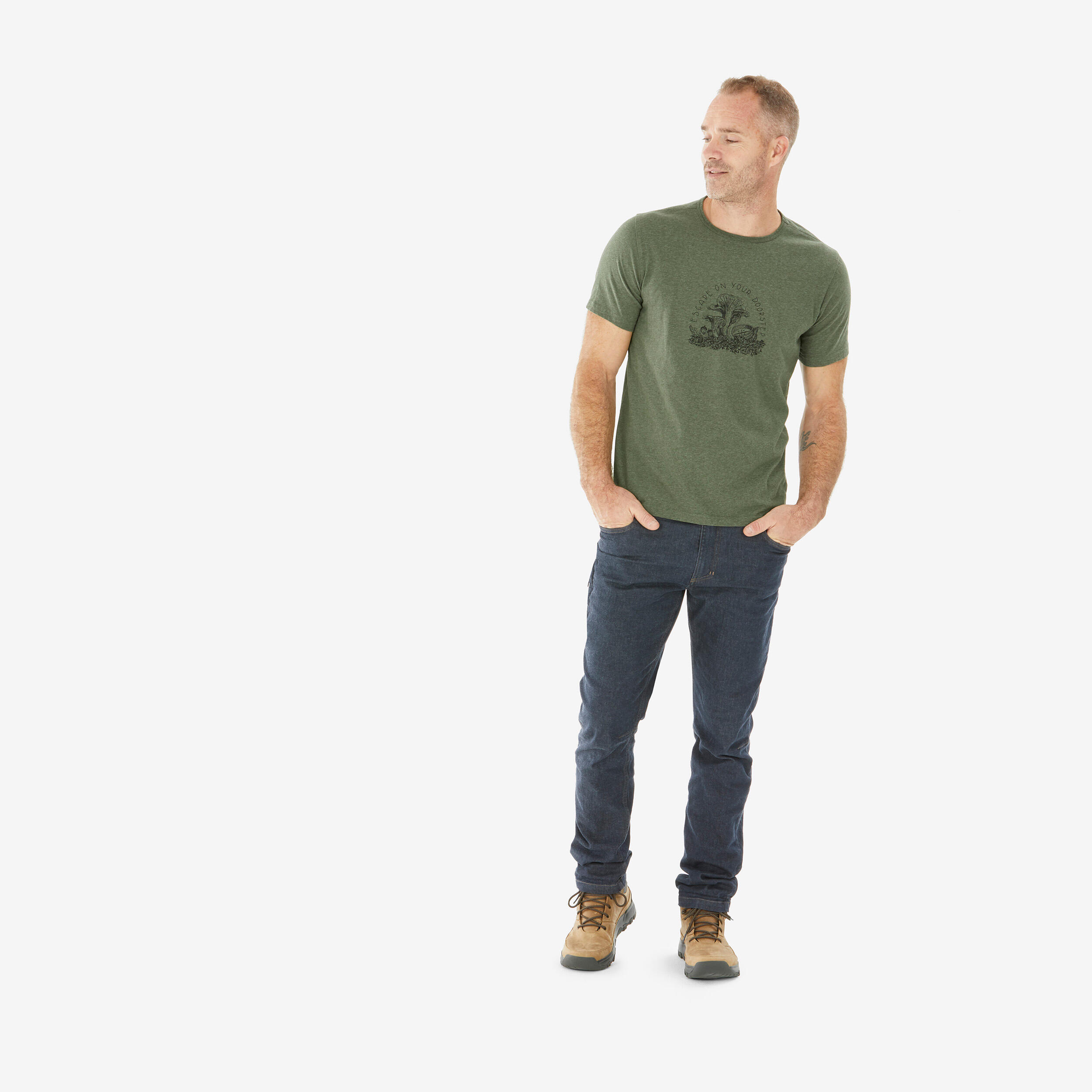 Men's Hiking T-shirt NH100 2/4