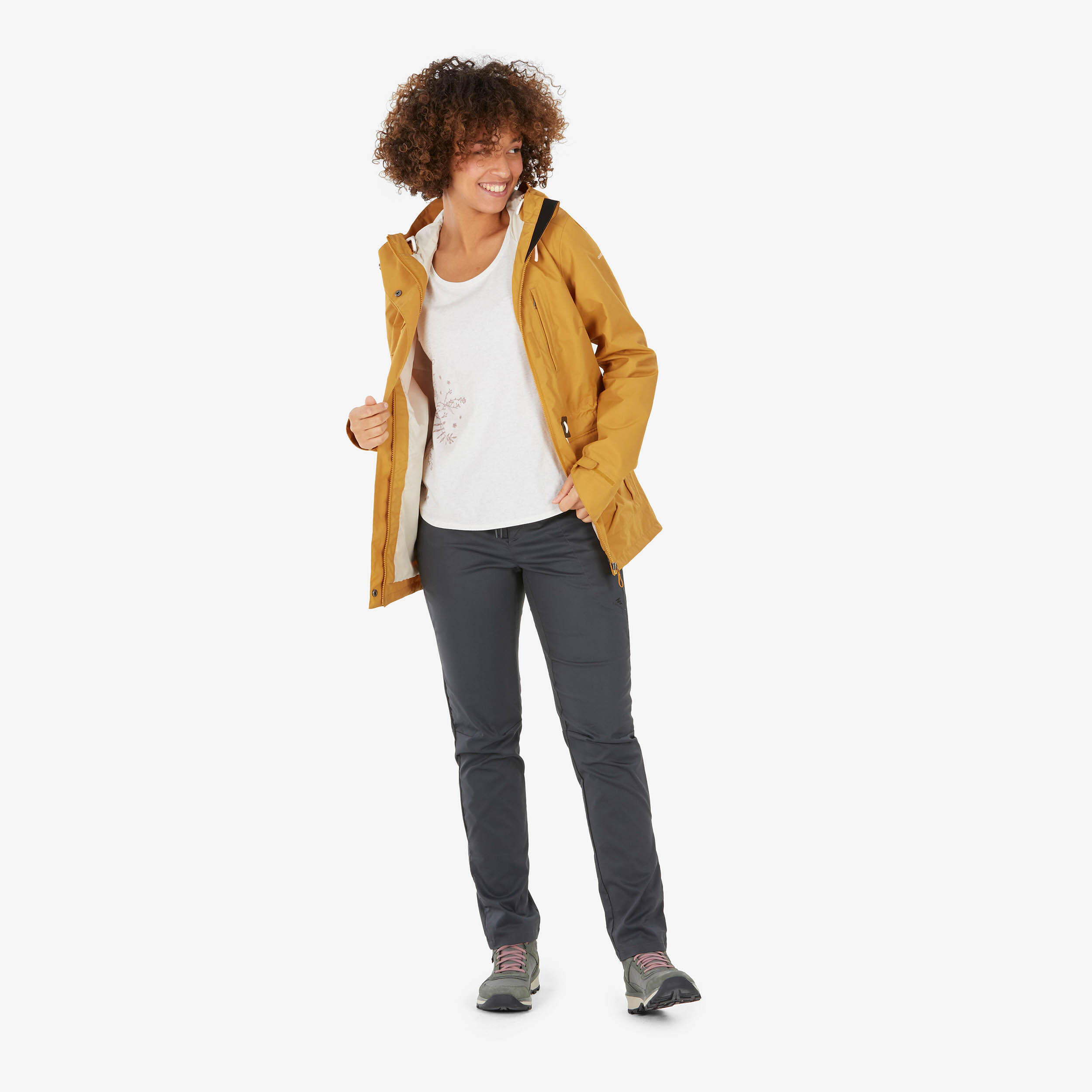 T-shirt de randonnée femme, NH 500 - QUECHUA