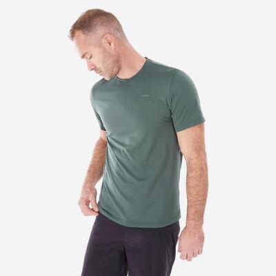 T-shirt trekking uomo MH100 grigio chiaro