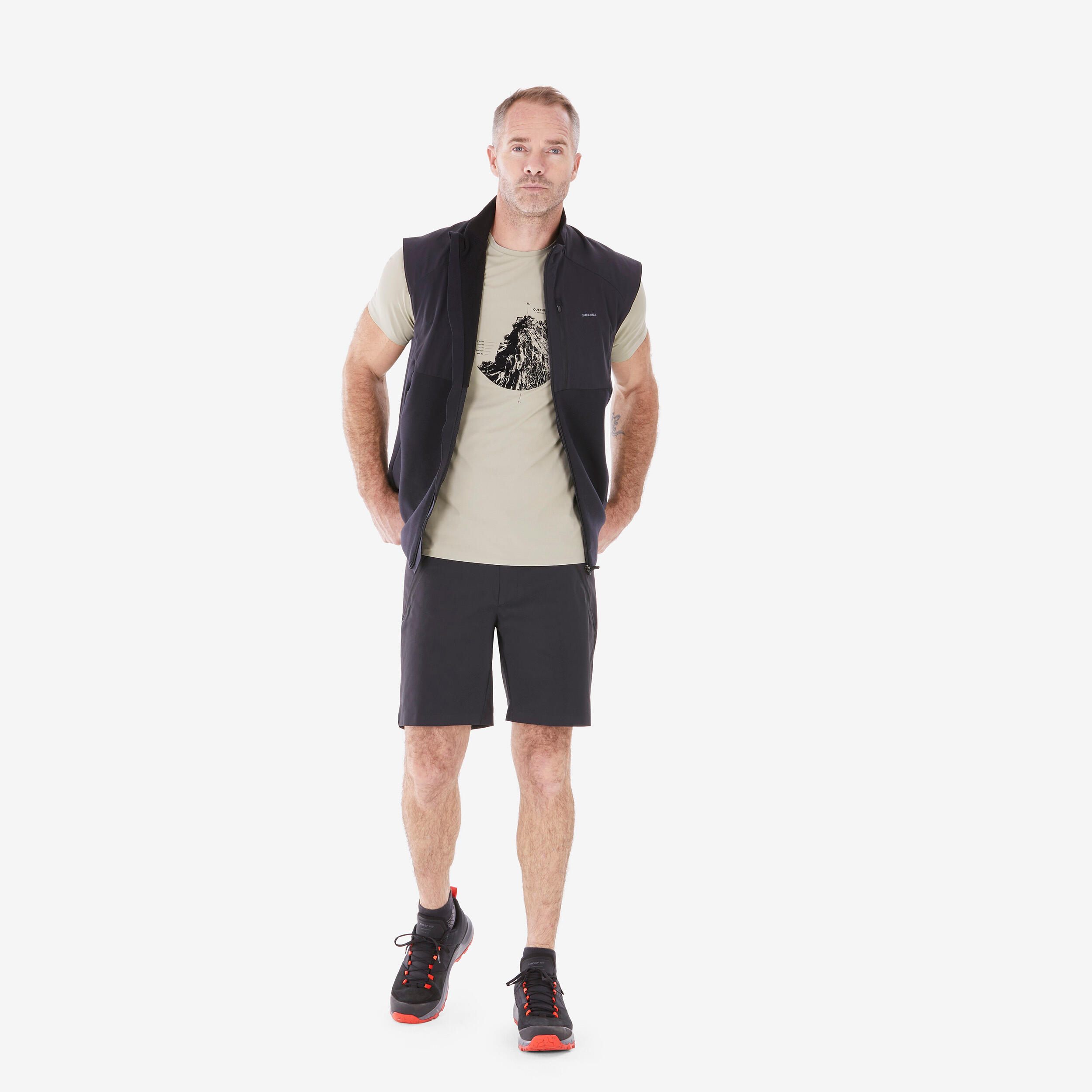 T-shirt de randonnée homme – MH 500 - QUECHUA
