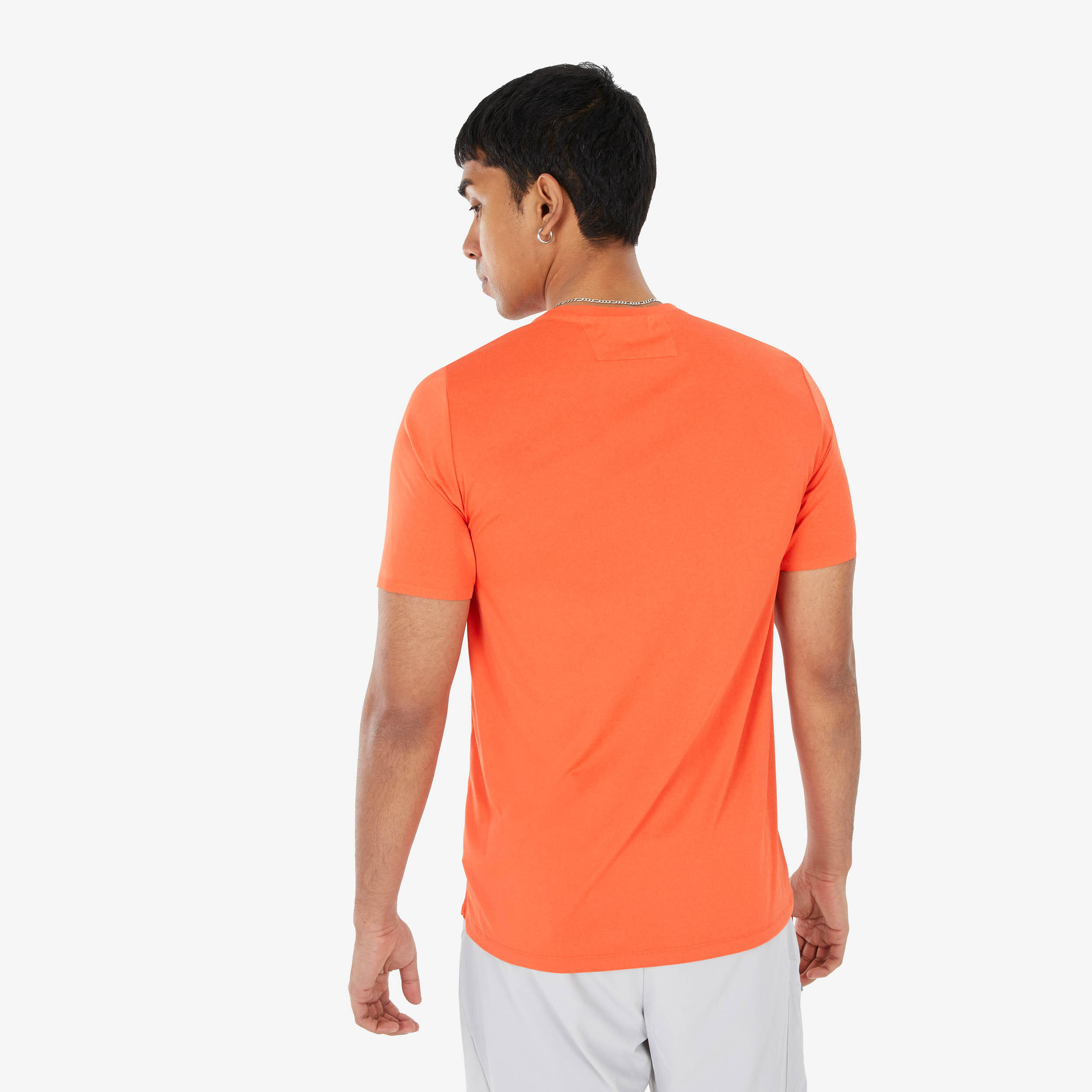 Men Dry Fit Activewear Light T-Shirt Red - MH500
