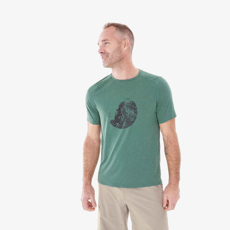 Men's MH500 short-sleeved hiking t-shirt