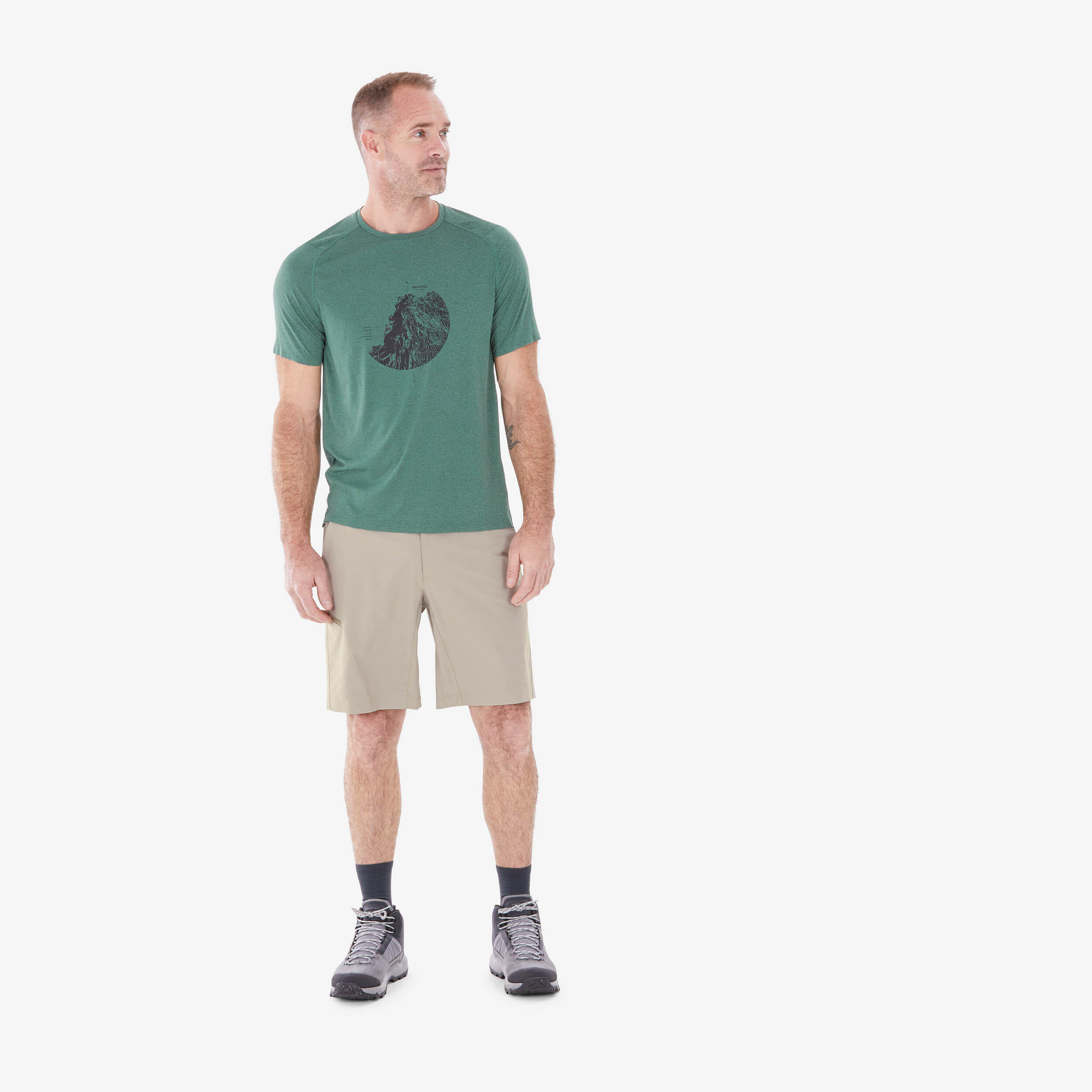 Men’s Hiking T-Shirt - MH 500 - QUECHUA