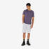 Men Dry Fit Activewear Light T-Shirt Purple - MH500