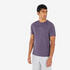 Men Dry Fit Activewear Light T-Shirt Purple - MH500