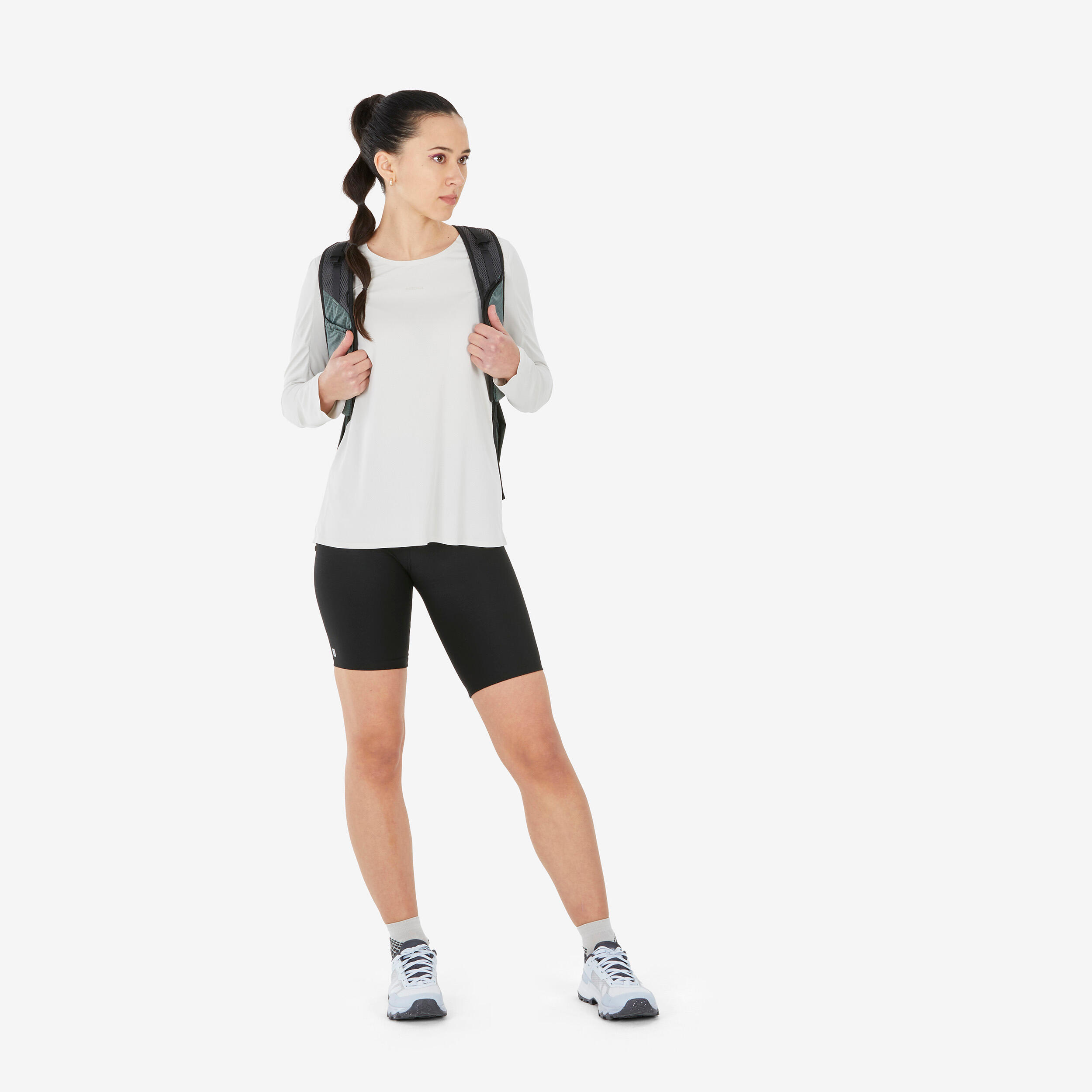 Women’s Long-Sleeved Hiking Shirt - MH 500 - QUECHUA