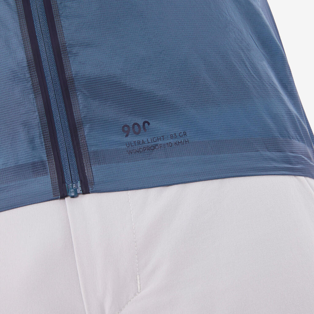 Pánska ľahká vetruvzdorná bunda MH900 na turistiku