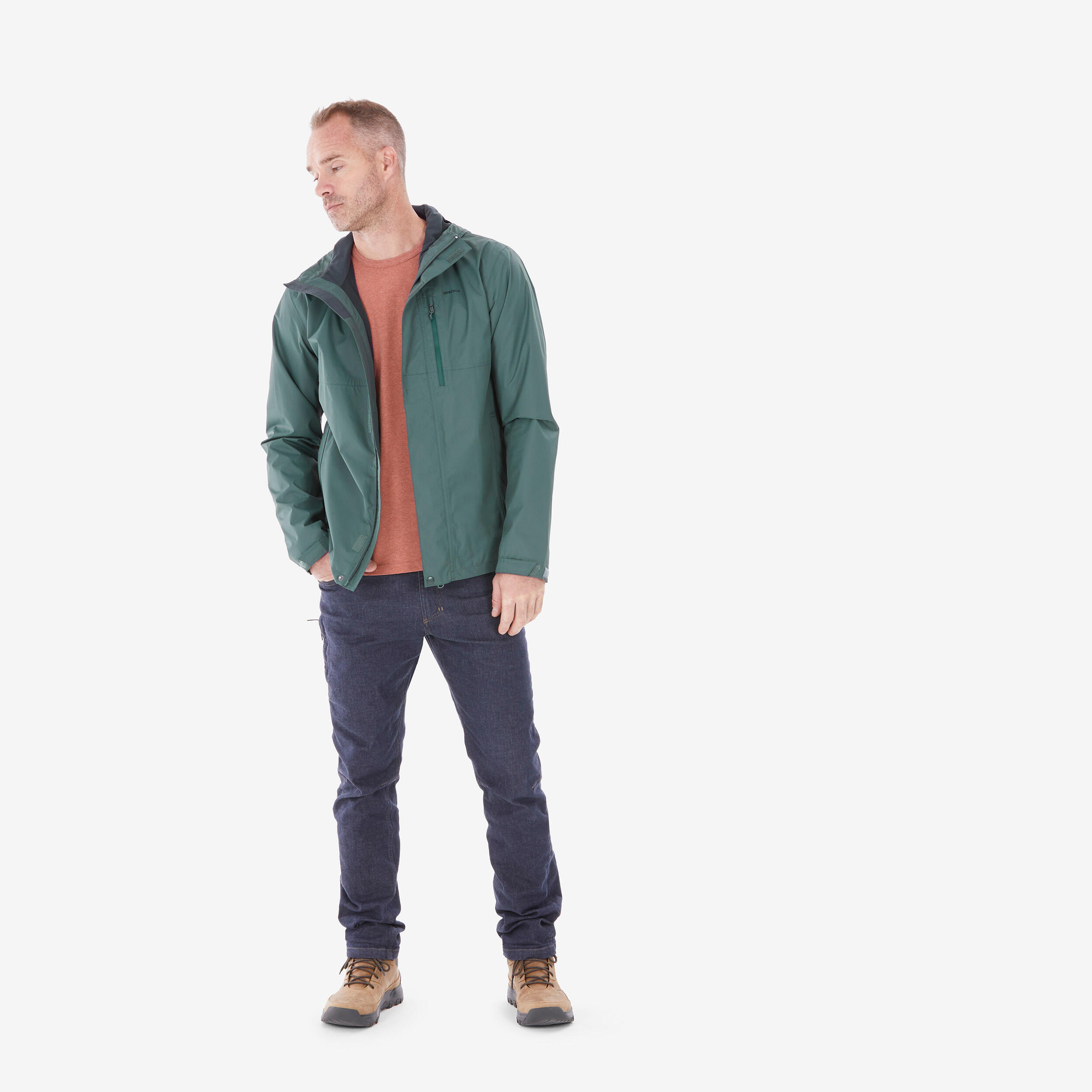 Men’s Waterproof Hiking Jacket - NH 500 - QUECHUA
