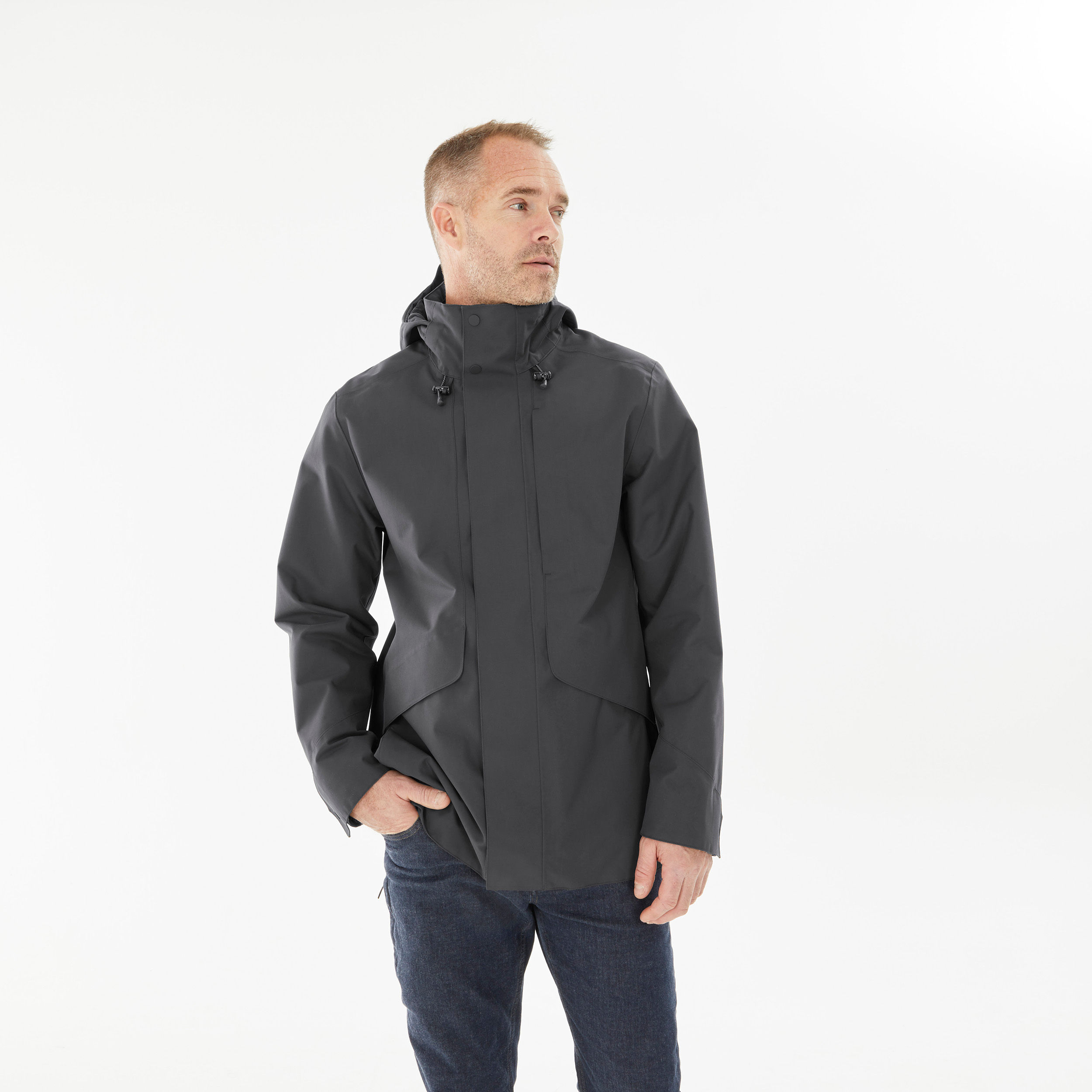 Veste imperméable de randonnée - nh550 imper - homme - Randonnée - Trek - Quechua- Clubs - Entreprises - Collectivités - Associations