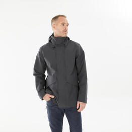 Veste imperméable de randonnée - NH550 Imper - Homme - Noir