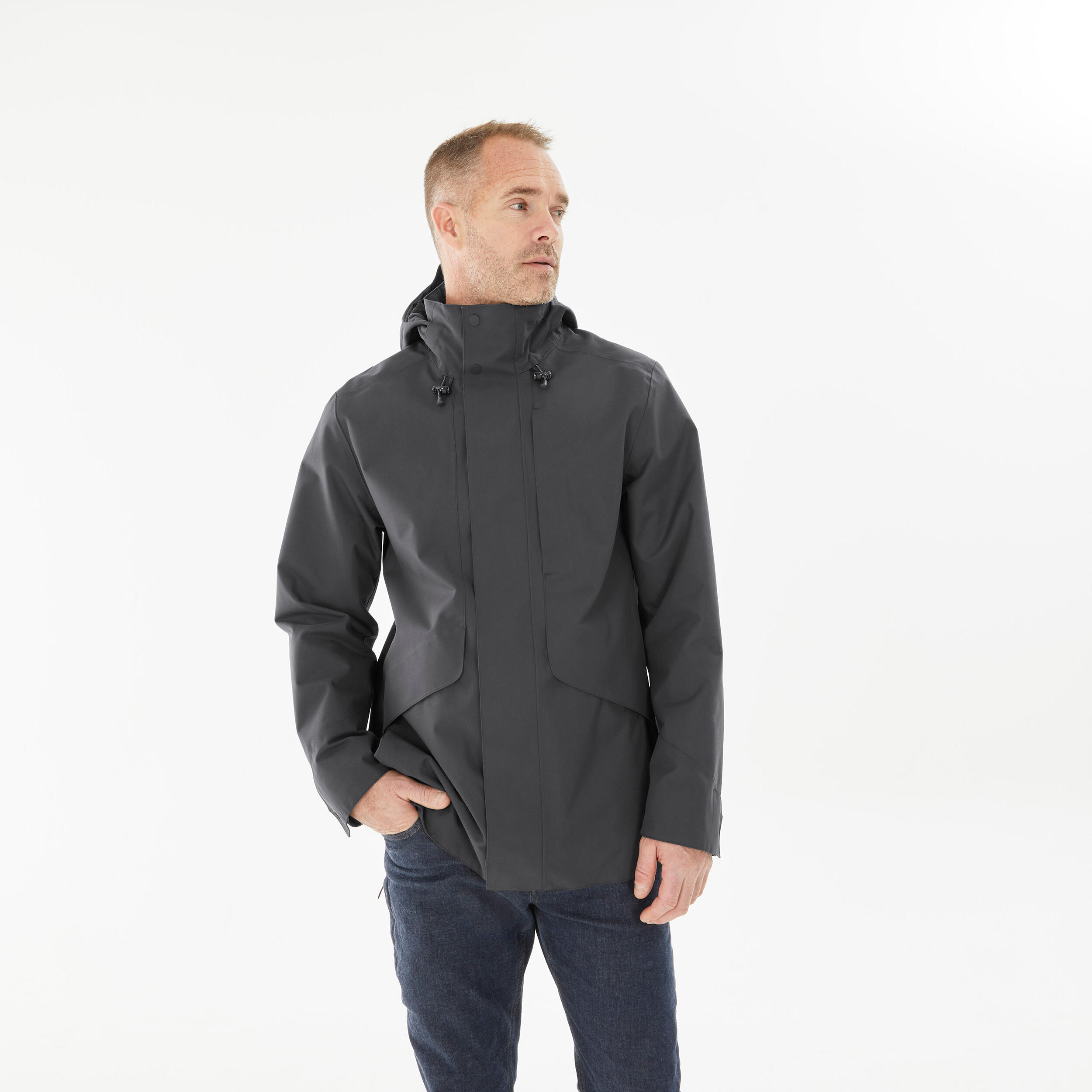 Men's Hiking Waterproof Jacket NH550 WP