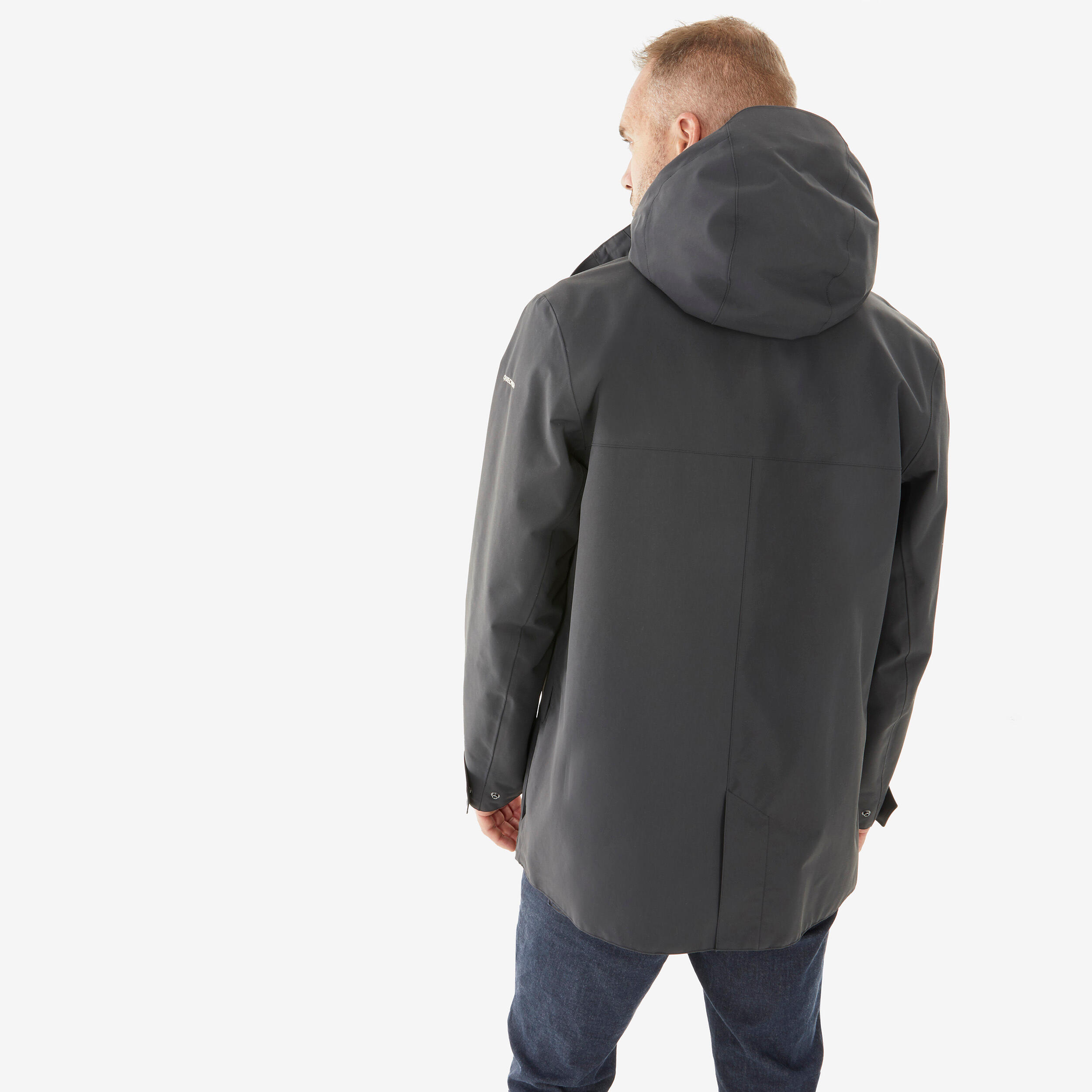 Manteau imperméable homme – NH 550 gris - QUECHUA