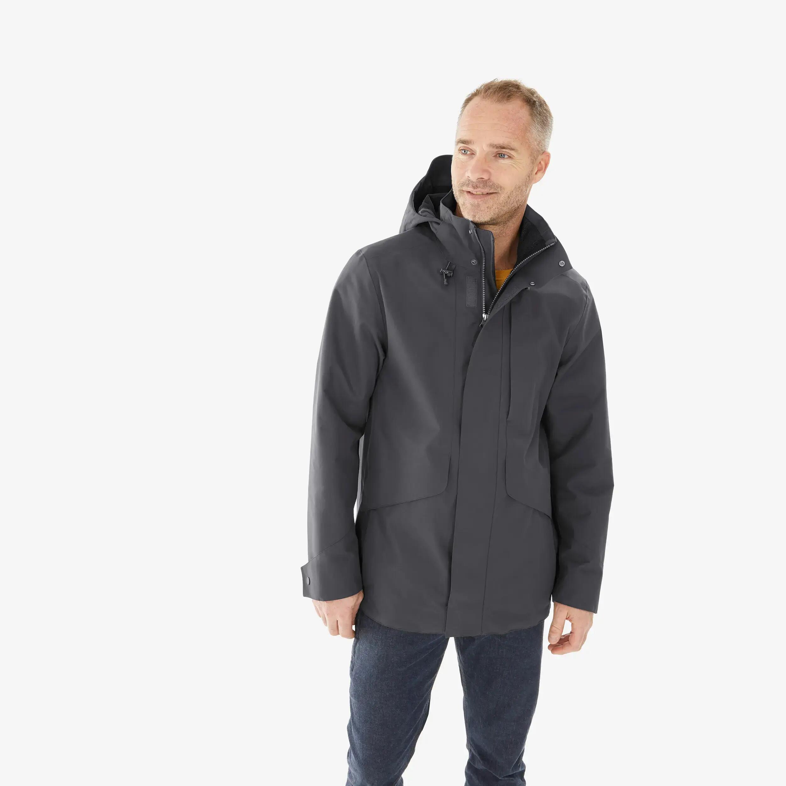 Men's Hiking Waterproof Jacket NH550 WP 10/13
