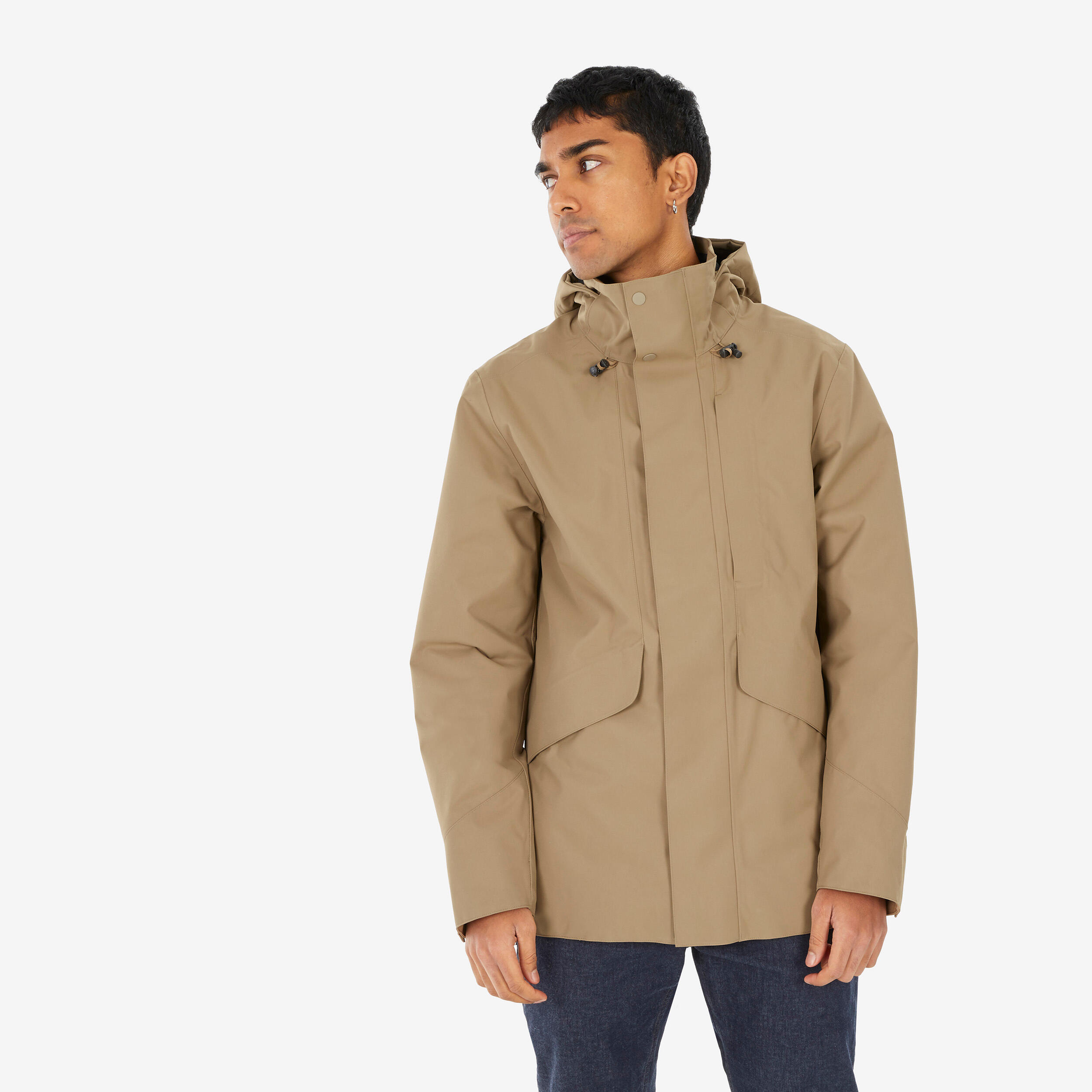 veste imperméable de randonnée - nh550 imper - homme - quechua