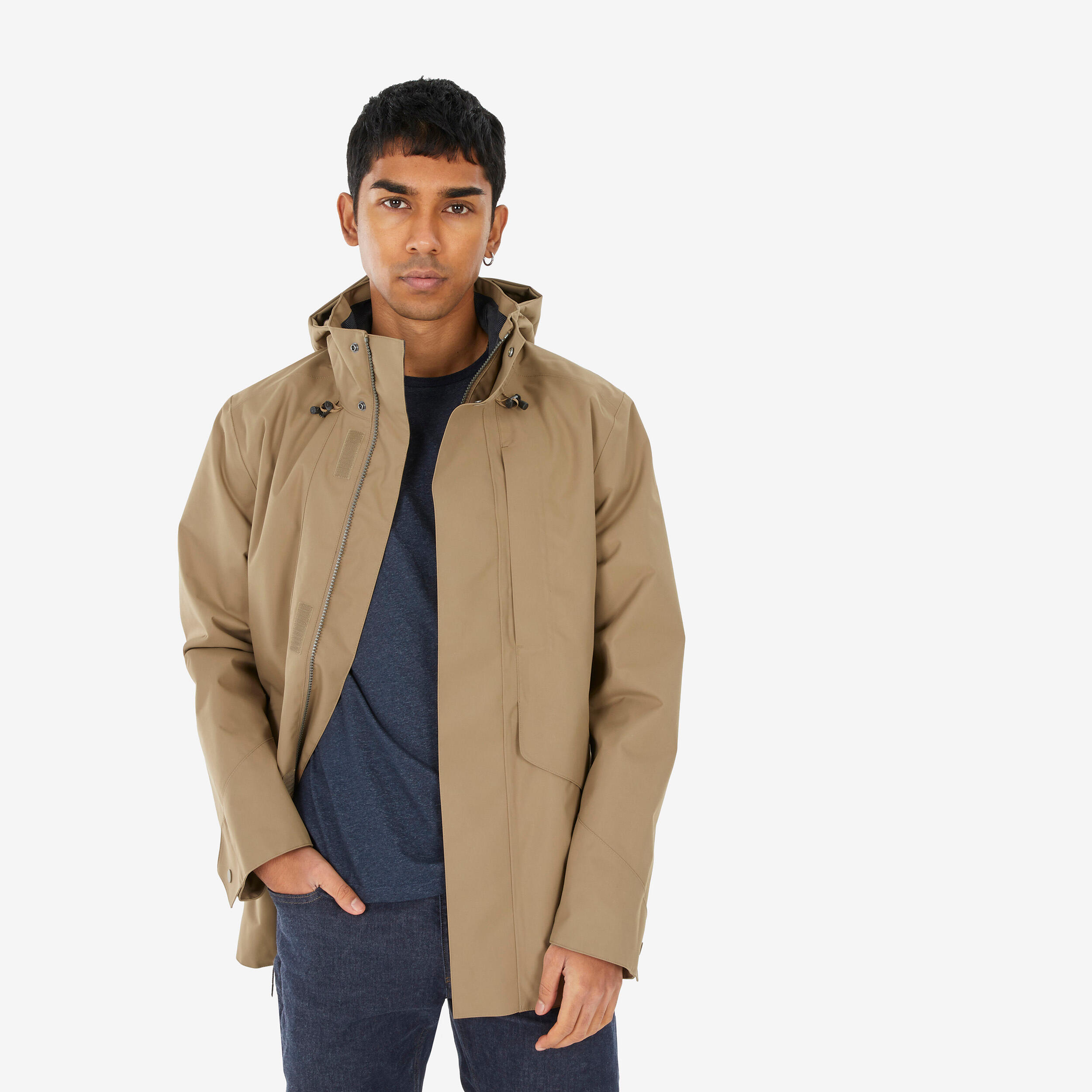 Men s Hiking Waterproof Jacket NH550 WP