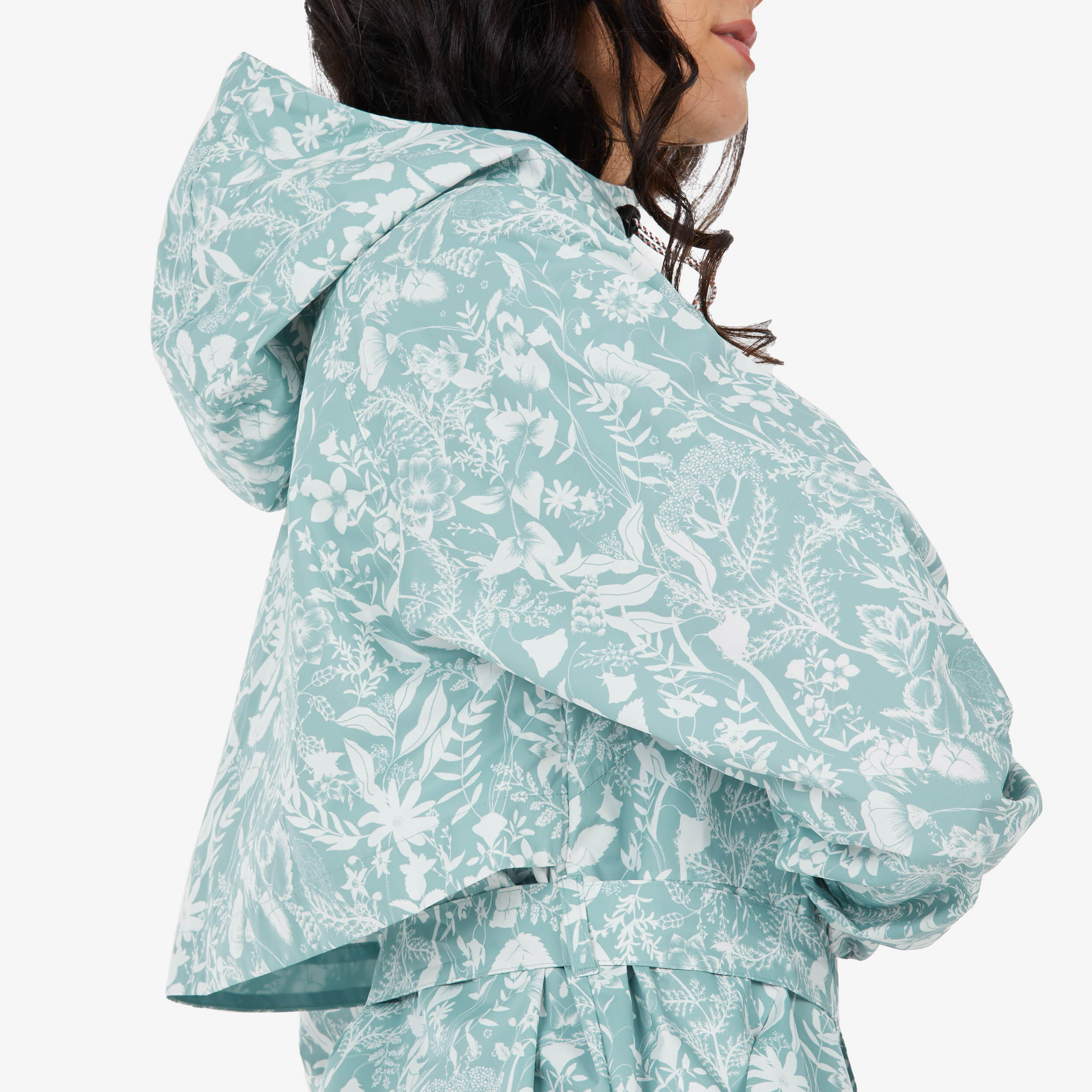 Women’s Waterproof Hiking Jacket, Raincut Long - QUECHUA
