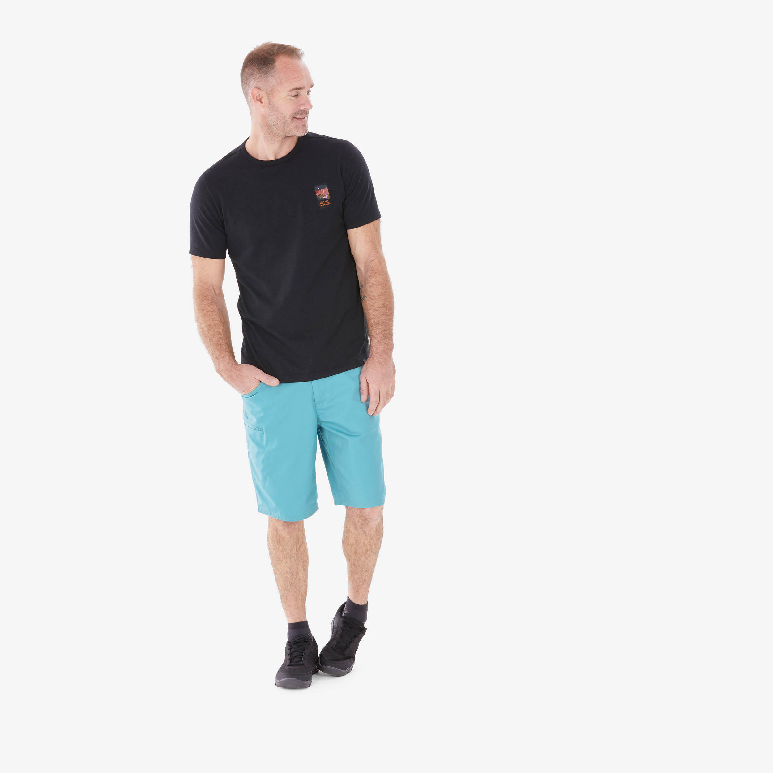 Camiseta de montaña y trekking manga corta Hombre Quechua NH100 4/10