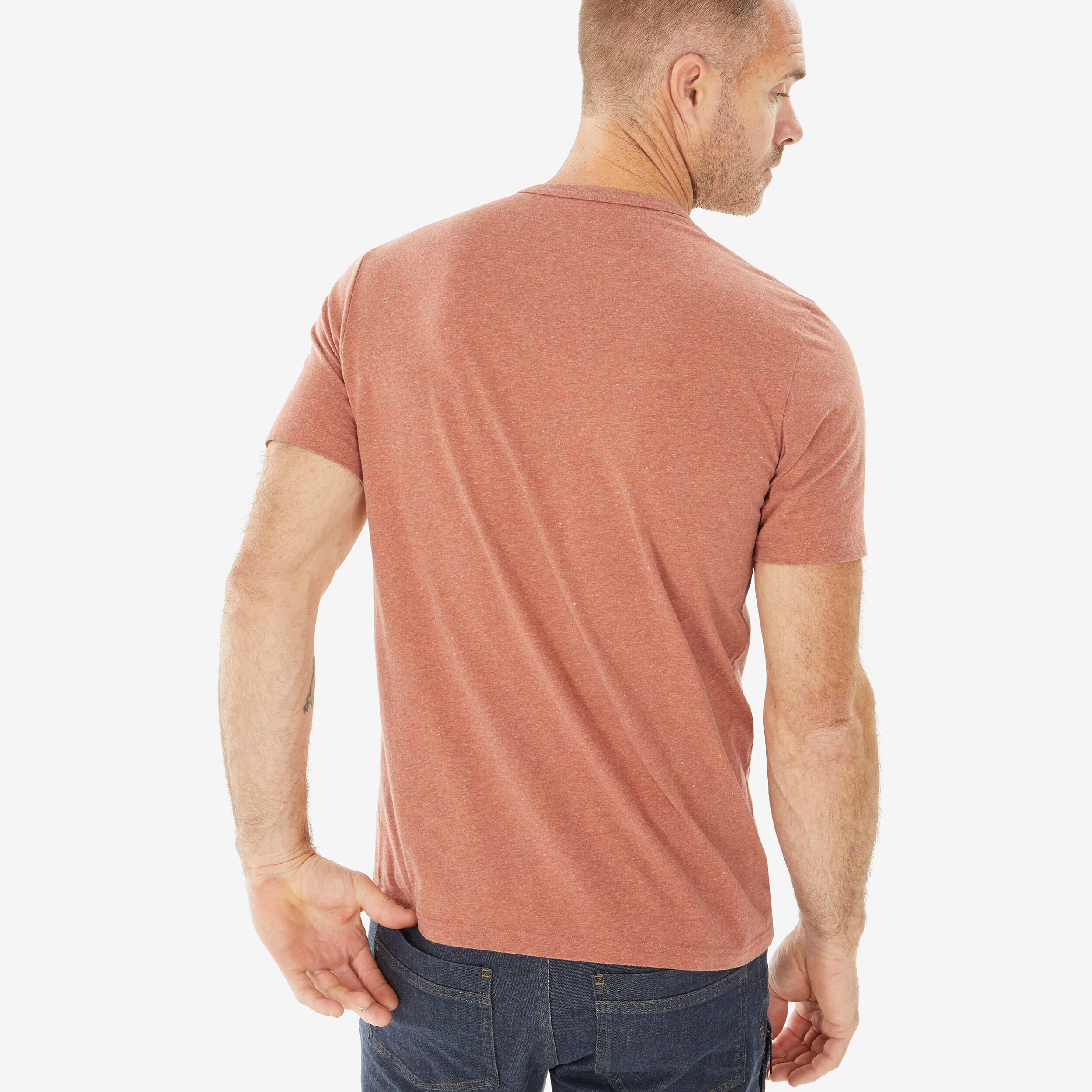 T-shirt de randonnée en coton homme, NH 100 - QUECHUA
