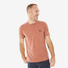 Men Half Sleeve Cotton T-Shirt Salmon - NH100