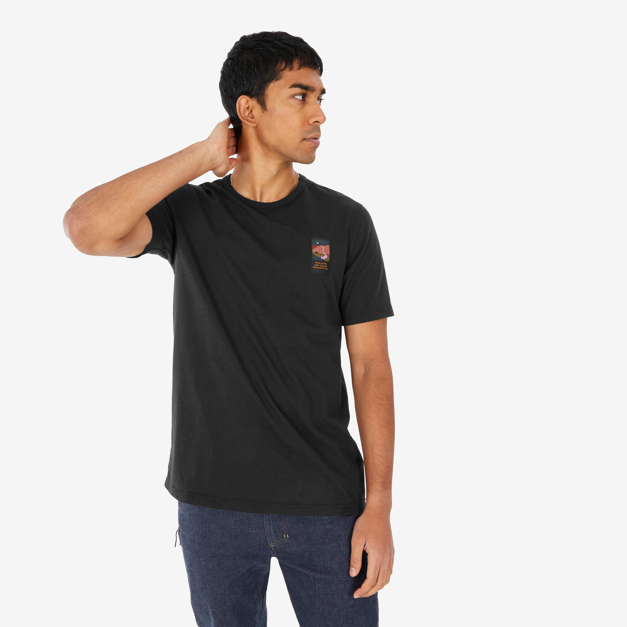 Camiseta de montaña y trekking manga corta Hombre Quechua NH100 5/10