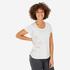 Women Hiking Breathable T-shirt - NH500 White