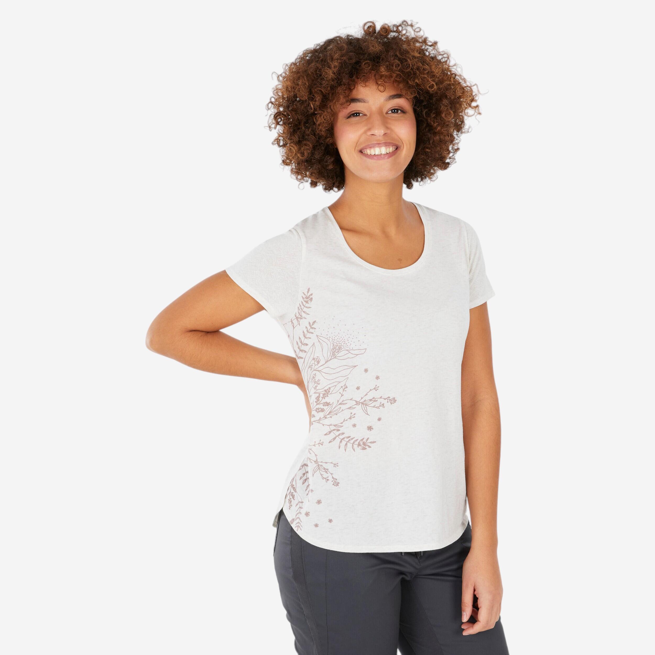 T-shirt de randonnée femme, NH 500 - QUECHUA