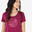 Tricou Drumeție în natură NH500 Roz Damă