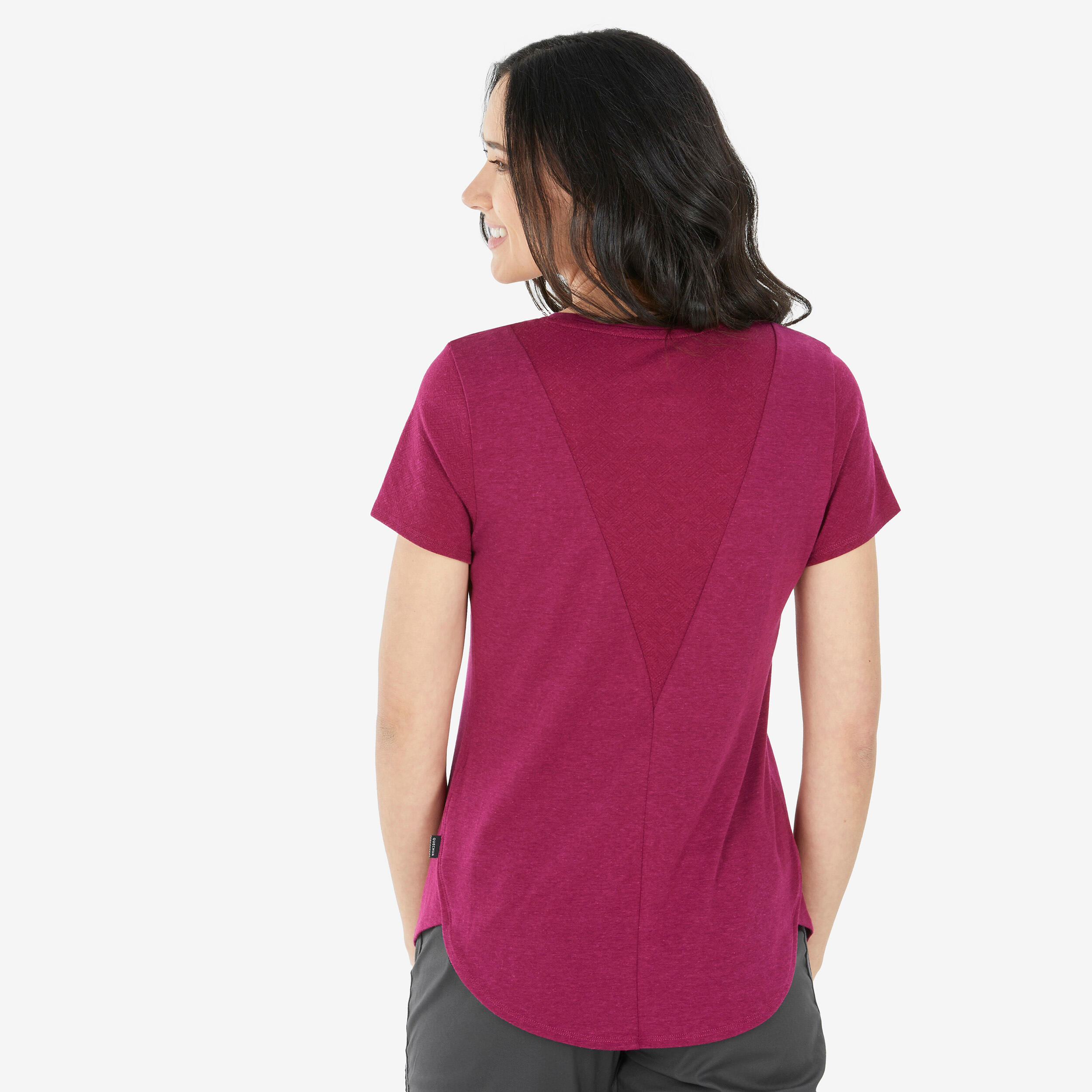 Women's Hiking T-shirt  - NH500 4/4