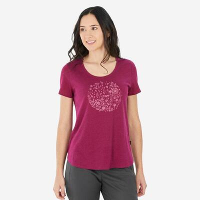T-shirt montagna donna NH500