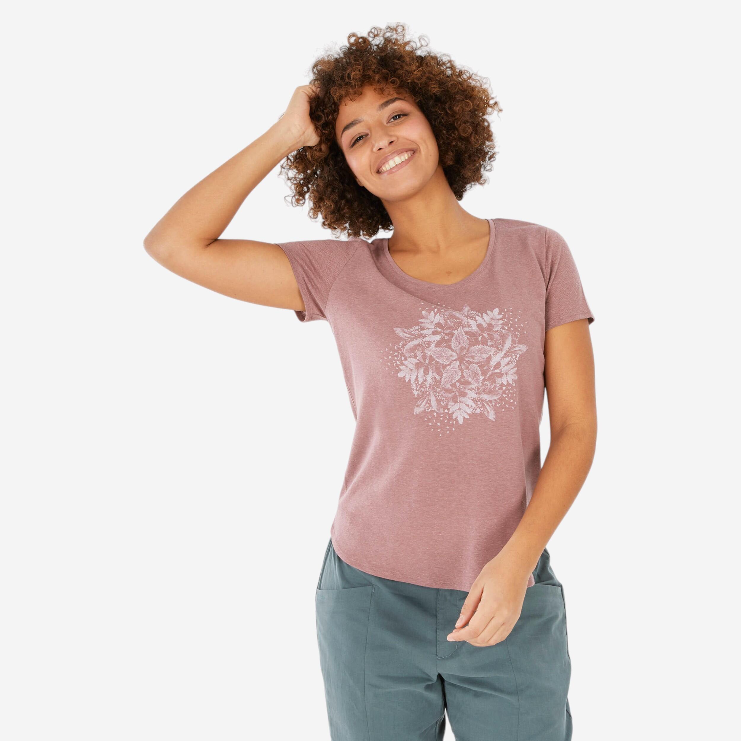 T shirt de randonnee NH500 Femme Decathlon Tunisie