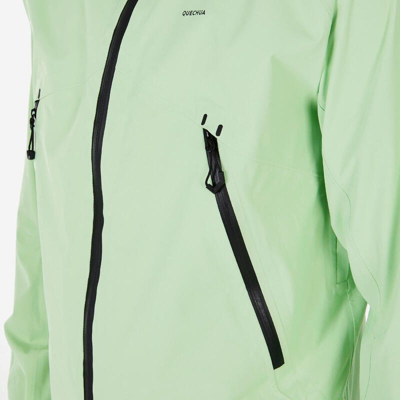 Giacca trekking uomo MH500 impermeabile verde