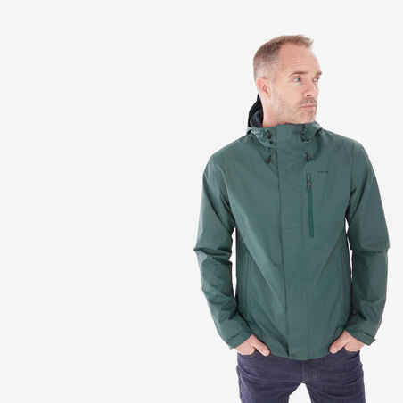 CHAQUETA SENDERISMO HOMBRE NH500 VERDE