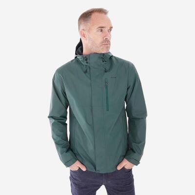 Regenjacke Herren wasserdicht Wandern - NH500 braun