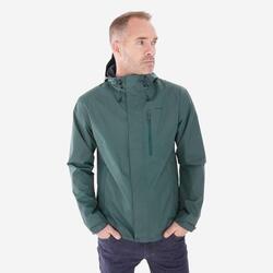 Veste de randonnée imperméable homme, NH500 bleu