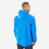 Men Half Zip Compact Rain Jacket with Pouch - Blue