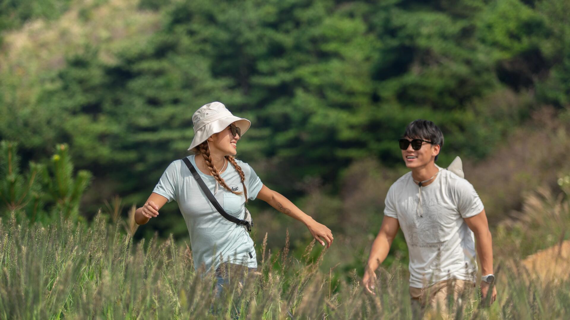 van camp under a starry sky