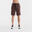 Men's Regular-Fit Shorts 500 Essentials - Mahogany Brown
