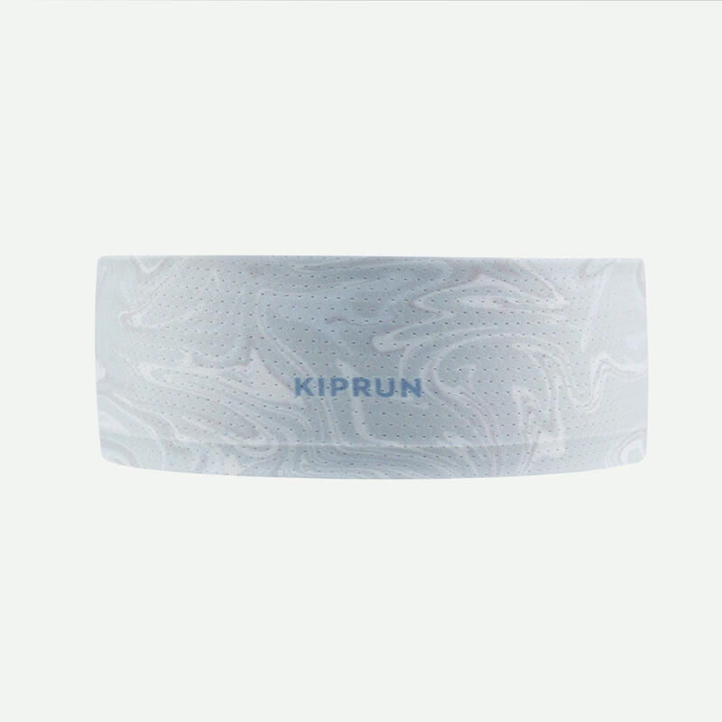 Headband running Man Woman - KIPRUN Cooling grey graphic