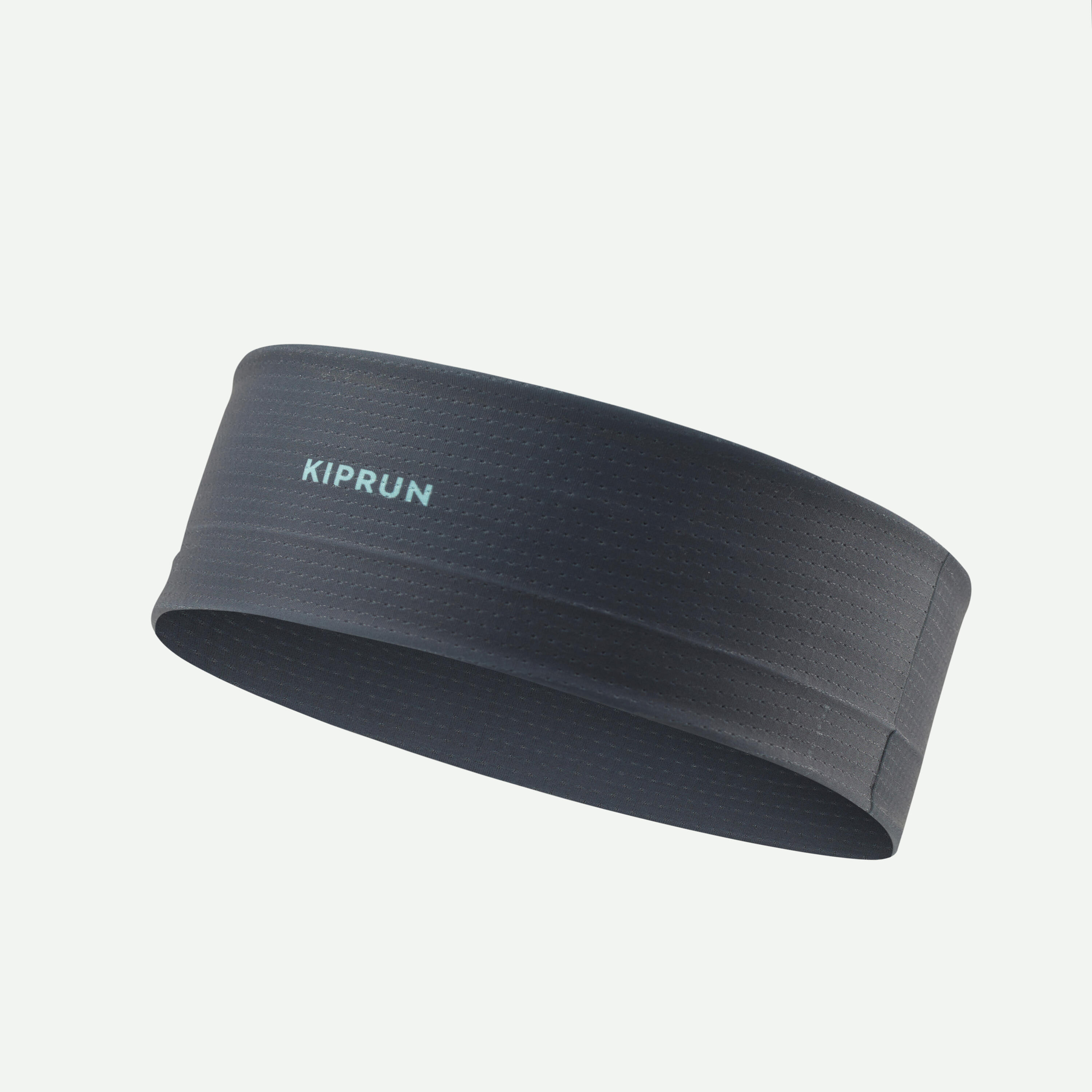 Headband running man woman - kiprun cooling dark green